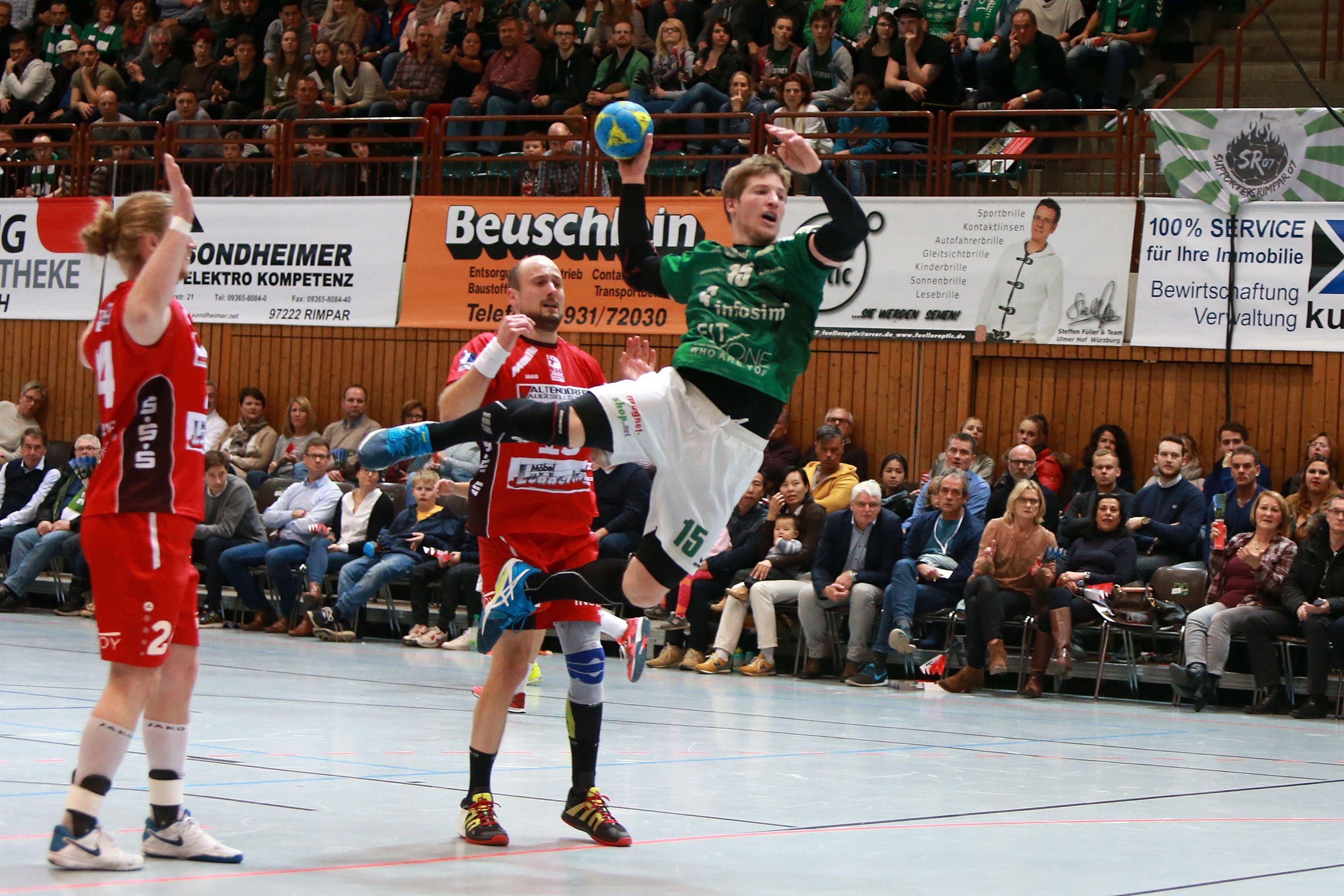DKB 2. Handball-Bundesliga, DJK Rimpar Wölfe – HSG Nordhorn-Lingen