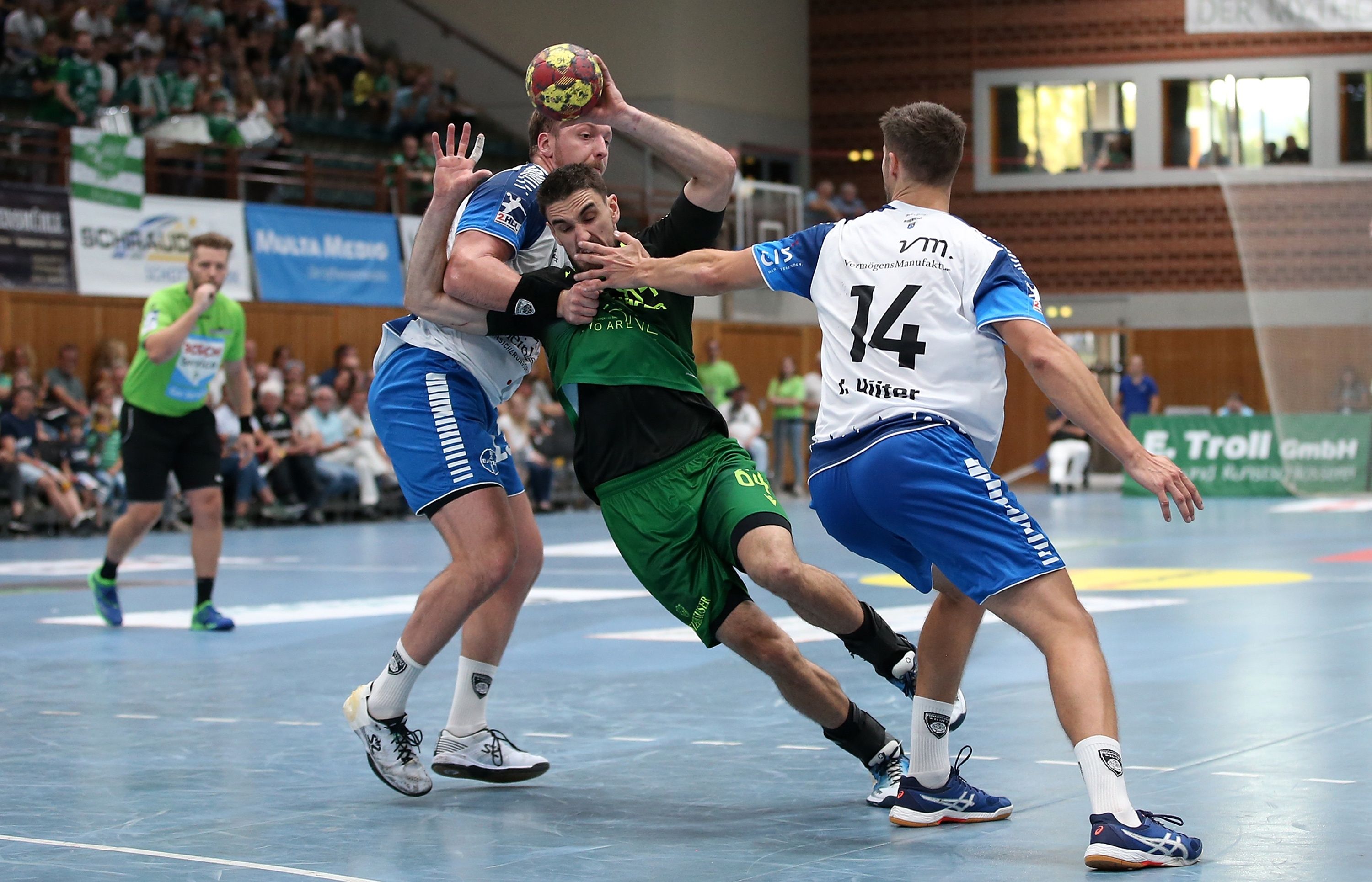 Handball, 2. Bundesliga, DJK Rimpar Wölfe – TSV Bayer Dormagen