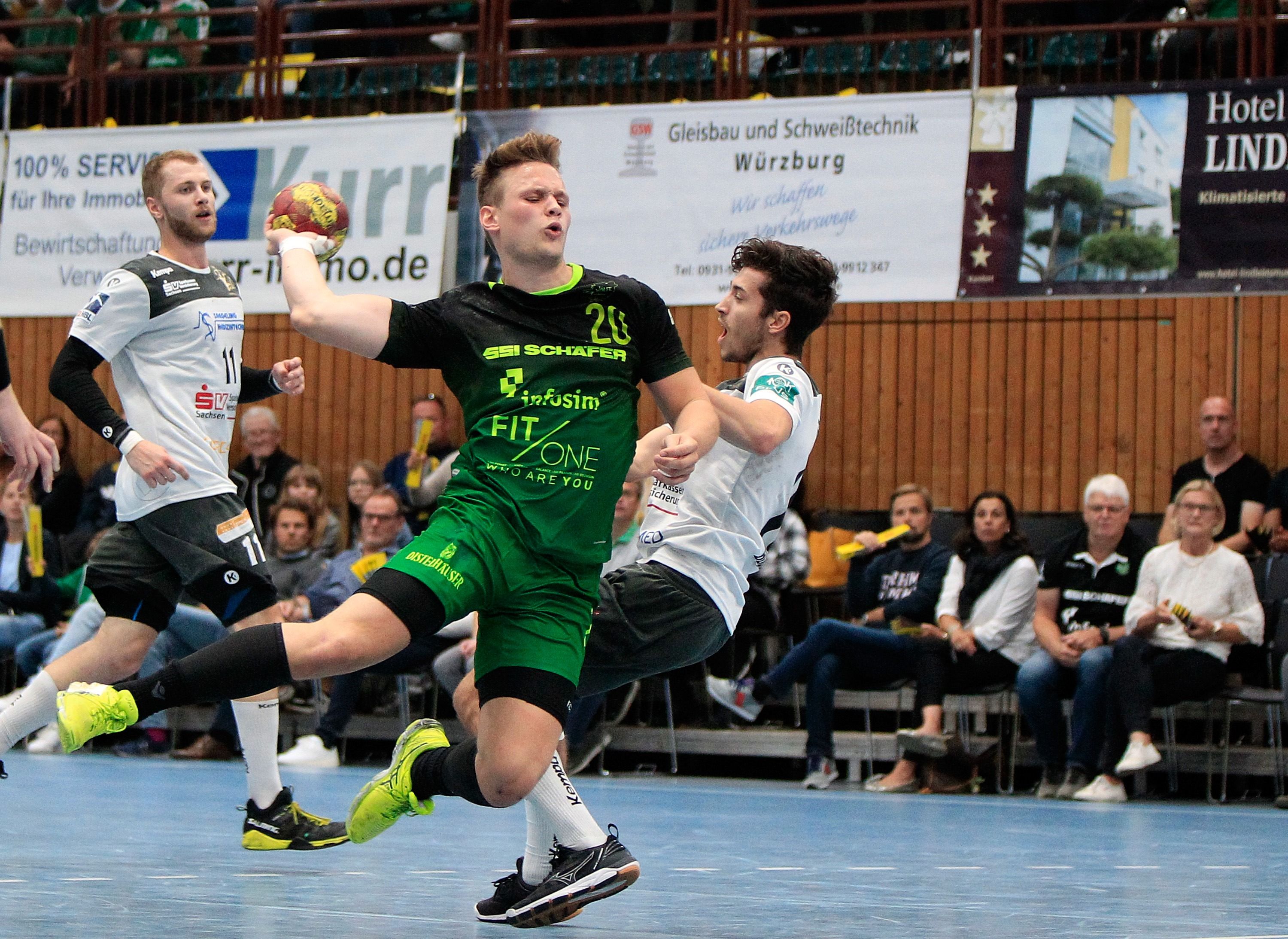 2. Handball-Bundesliga, DJK Rimpar Wölfe – HC Elbflorenz Dresden