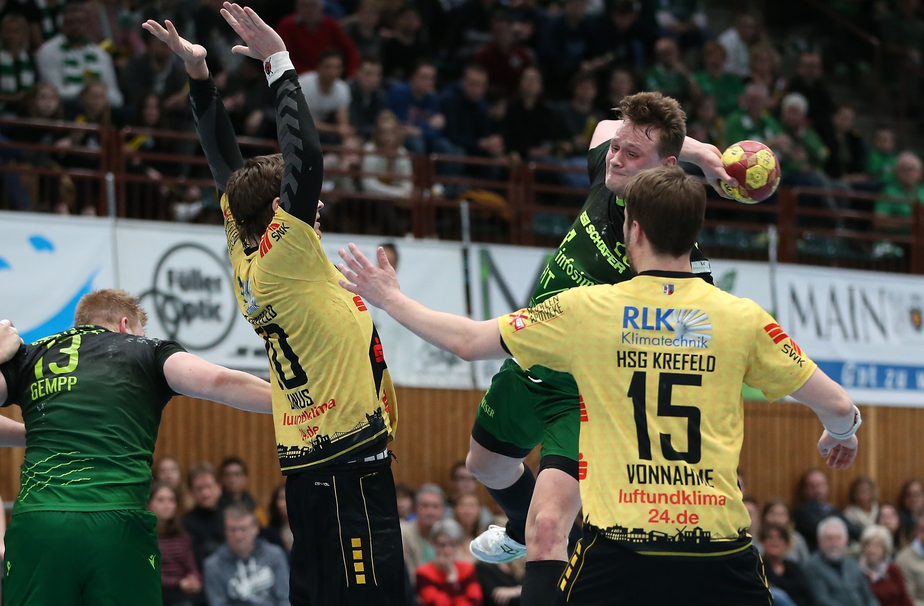 2. Handball-Bundesliga, DJK Rimpar Wölfe – HSG Krefeld